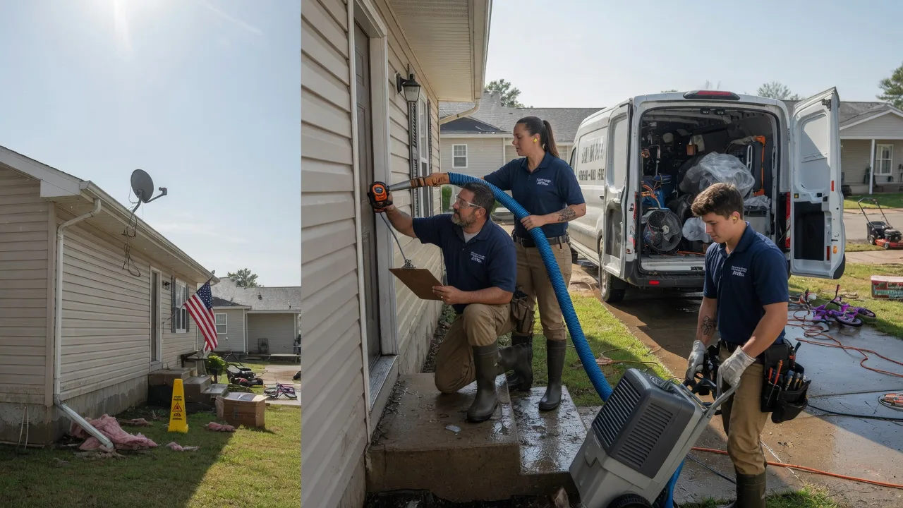 Ceiling Water Damage Restoration in Wapello, IA near me